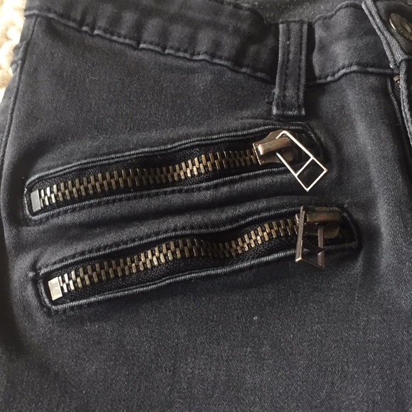 CARMAR GREY SKINNY JEANS WITH ZIPPER DETAILS - Picture 3 of 7